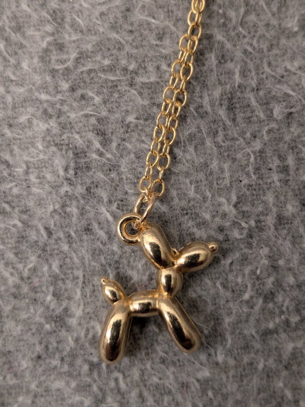 New! Balloon Dog Necklace Pendant
